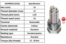 Spark Plug Ferrari Maserati 89-11