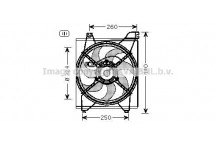 CLG FAN KIA RIO 05-11