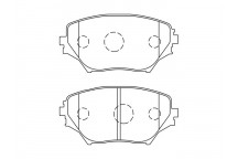 Brake Pad Set - Disc Brake Toyota 97-05