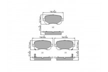 Brake Pad Set - Disc Brake Chrysler Dodge 07-17