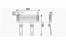 OIL COOLER SPORTAGE III 04-06