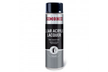 Simoniz SIMP22D Clear Acrylic Lacquer 500ml - High Gloss Pro