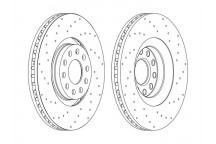 SGL BRK DISC FT AUDI A4 A6 S4 S6 98-08
