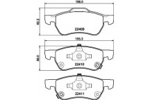 Brake Pad Set - Disc Brake MG 12-22