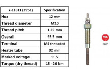 Glow Plug Toyota 88-97