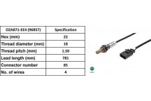 LAMBDA SENSOR FABIA TSI 10-19