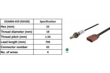 LAMBDA SENSOR R AUDI A3 A4 A6 VW GOLF POLO 95-08