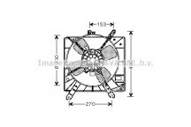 CLG FAN KIA PRIDE SEDAN 88-96