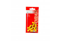Autobar Male Tab Yellow 6.3mm Pack of 15