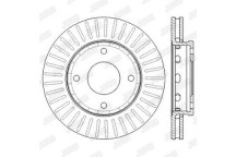 SINGLE BRK DISC FT MITS COLT SMRT FORFOUR 04-12