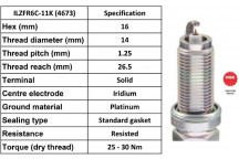 Spark Plug Mitsubishi 04-12