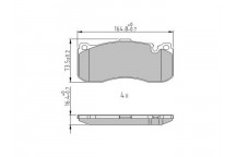 BRK PAD SET FT BMW MINI 05-13