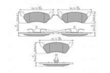 BRK PAD SET R CHRYSLER DODGE JEEP 94-08