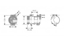 CMPRSSR CITR RENOEN C4 GRAND PICASSO 08-14