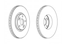 SGL BRK DISC FT RENA ESPACE LAGUNA 02-12