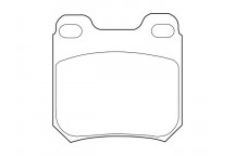 BRK PAD SET R SAAB VAUXHALL 86-03