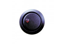 Pearl Automotive PWN563 Mini Round Illuminated Switch - Red