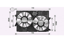 CLG FAN JEEP CHEROKEE 14-19