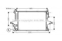 RAD VOLV S60 S80 V70 XC70 98-10