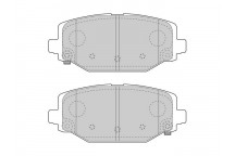 BRK PAD SET R CHRYSLER DODGE FIAT VW 07-21