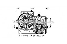 CLG FAN VAUXHALL MERIVA 03-05