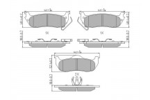 BRK PAD SET R JEEP 04-18