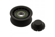 Deflection/Guide Pulley - V-Ribbed Belt Audi Chrysler Merced