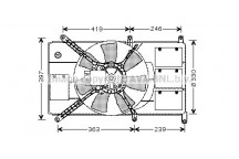 CLG FAN MITSUBISHI LANCER 03-08