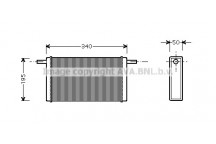 HEAT BLOWER VW LT 85-96