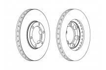 PR BRK DISC FT MITS L200 96-01