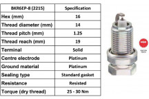 Spark Plug Daihatsu Lexus Toyota 87-00