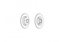 SGL BRK DISC R RENA FLUENCE SCENIC 09-17