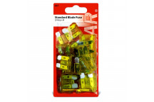 Autobar Flat Blade Fuses 20 Amp Pack of 30