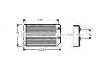 HEAT BLOWER VAUXHALL VECTRA B C 99-04