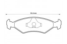 BRK PAD SET FT FORD MAZDA TVR 89-03