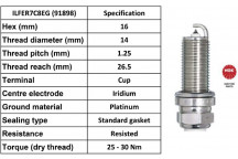 Spark Plug Audi Cupra Seat Skoda VW 15-24
