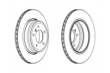 PR BRK DISC R BMW 730 02-07