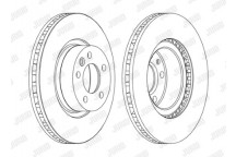 SINGLE BRK DISCS FT VW CARAVELLE 04-09