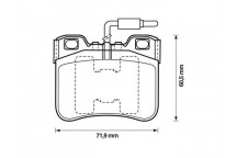 BRK PAD SET FT CITRO?N PEUGEOT 86-99