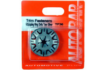 Autobar Clamping Ring Delta Tone Silver ? Audi/VW Pack of 2