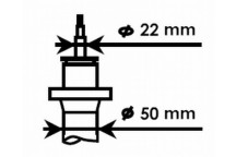 SGL SHOCK ABS FT L&R AUDI SEAT SKODA VW 03-18