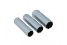 Laser Tools 7295 3 Piece Thin Wall Spark Plug Socket Set 3/8