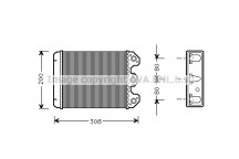 HEAT BLOWER MERC 200 300 SER 80-86