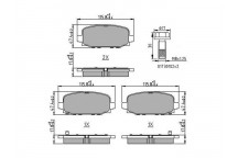 Brake Pad Set - Disc Brake Jeep 16-26