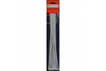 Autobar Cable Ties 370mm x 4.8mm White Pack of 15