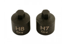 Laser Tools 5584 2 Piece Hex Bit Set 3/8D