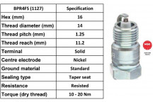 SPARK PLUG BPR4FS