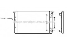 RADIATOR VW 91-99
