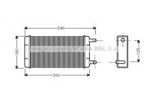 HEAT EXCHANGER MERCEDES 77-15