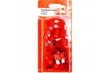 Autobar Flat Blade Fuses 10 Amp Pack of 30